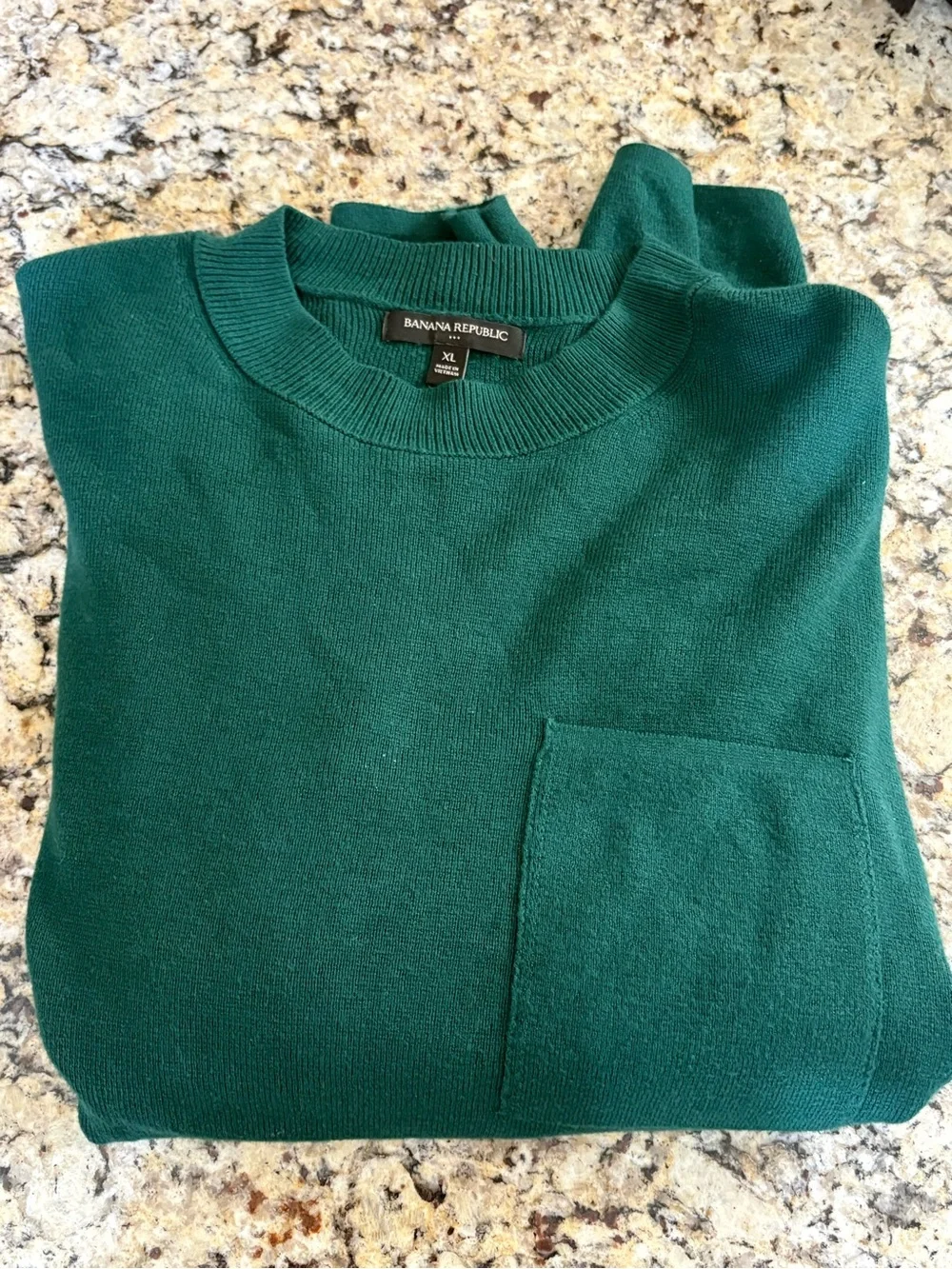 Banana Republic Women’s Crewneck Sweater in Forest Green XL